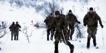 Военные НАТО замерзли в Норвегии