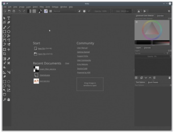 Выпуск растрового графического редактора Krita 4.1.3