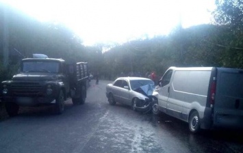 На Прикарпатье пять человек пострадали в ДТП