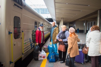 Из Киева выехал первый поезд "четырех столиц"