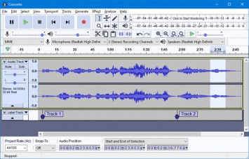 Выпуск звукового редактора Audacity 2.3.0