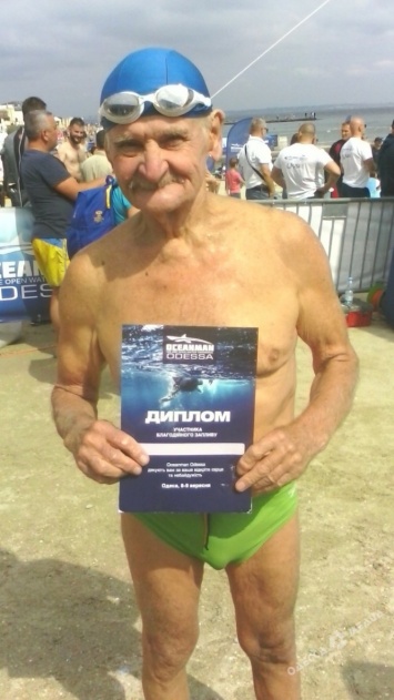 86-летний одесский пловец завоевал четыре медали на чемпионате Украины