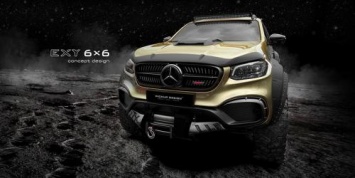 Carlex выпустит трехосный пикап Mercedes-Benz X-Class