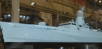 На выставке в Азербайджане показали ракетный катер "Лань", который создадут для ВМС Украины