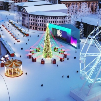 Стало известно, как оформят новогодний городок в центре Киева (фото)