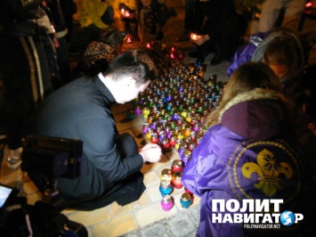 В Киеве прошла акция в память АТО-шников, погибших на Майдане
