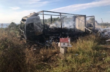 В Греции 11 человек погибли в огненной ловушке из-за лобового столкновения на дороге