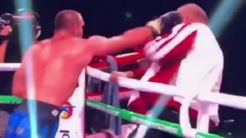 Киевский боксер после поражения нанес удар своему тренеру