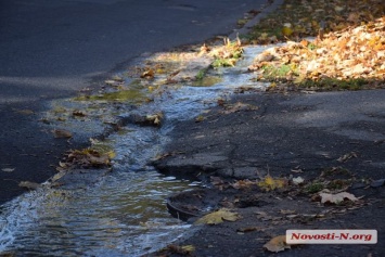 В центре Николаева вновь течет фекальная река