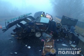 На Тернопольщине водитель чудом выжил в разломавшемся пополам авто (Фото)