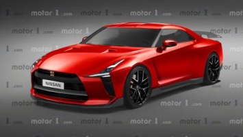 Возможный облик нового спорткара Nissan GT-R показали на рендере