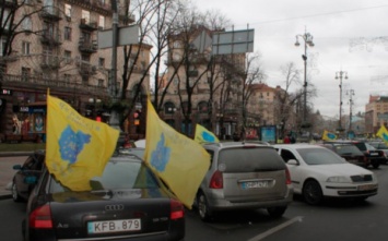 Водители авто на еврономерах, недовольные принятым законом, грозят бойкотом по всей Украине (видео)