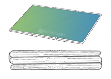 Гибкий планшет Samsung можно будет складывать в несколько слоев