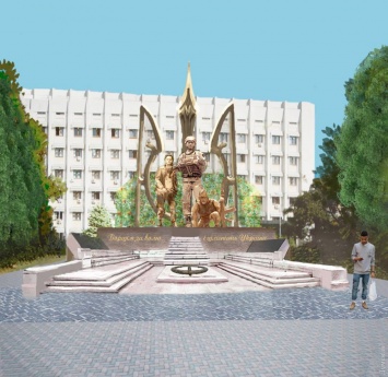 В мэрии предварительно утвердили эскиз будущего памятника воинам, павшим на востоке Украины