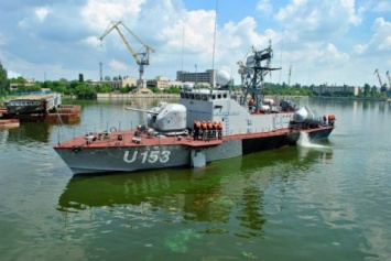 Ракетный катер ВМС "Прилуки" вышел из дока после ремонта