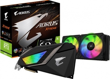 Видеокарта Aorus GeForce RTX 2080 Ti Xtreme WaterForce получила СЖО и RGB-подсветку