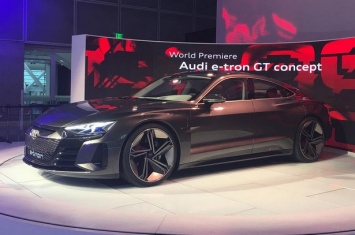Электрокар Audi e-tron GT показали вживую: полный привод, 590 л. с., запас хода 400 км
