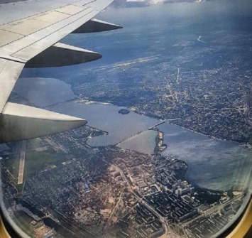 «Красавец!»: Воронежцев впечатлил снимок своего города с высоты 10 тысяч метров