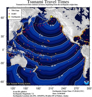 Объявлена угроза цунами: США всколыхнуло мощное землетрясение